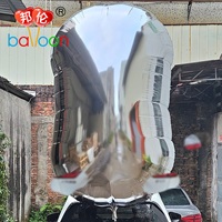 Ballon météorologique haute altitude personnalisé en nylon métallisé laminé à l'hélium, grande taille, haute barrière, pour 15 jours, PA+PE, 2m