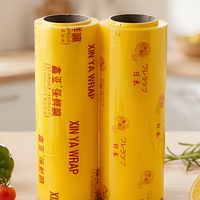 Film alimentaire en PVC de qualité alimentaire, transparent, pour la conservation des aliments, en rouleau large de 45 cm x 1500 m, fourni par l'usine