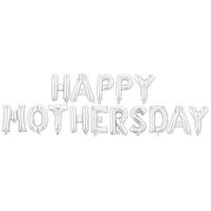 Set de Globos para Fiesta del Día de la Madre, <span class=keywords><strong>Letras</strong></span> de <span class=keywords><strong>Feliz</strong></span> Día de la Madre de 16 Pulgadas - Product Image 3