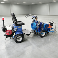 Machine de marquage routier à peinture froide, débit de 6 L/min, pour le traçage et le marquage des parkings
