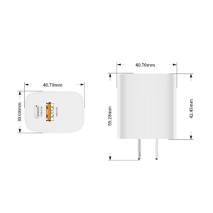 Cargador rápido <span class=keywords><strong>2022</strong></span> PD para teléfono inteligente <span class=keywords><strong>iphone</strong></span>, cargador de 20w tipo C USB- A, puertos duales, <span class=keywords><strong>precio</strong></span> económico, 4,0 - Product Image 4
