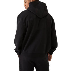 <span class=keywords><strong>Sweat</strong></span>-shirt à capuche <span class=keywords><strong>noir</strong></span> en gros, broderie sur la capuche, molleton de coton, <span class=keywords><strong>sweat</strong></span>-shirt à épaules tombantes, <span class=keywords><strong>sweat</strong></span>-shirt pour hommes - Product Image 2