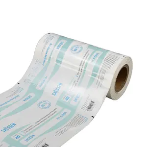 Salviette umidificate laminate alla moda di vendita calda personalizzate rotolo di pellicola sacchetti di plastica foglio di alluminio Mylar pellicola per imballaggio con salviette imbevute di alcol