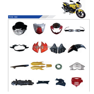 Pièces de carrosserie en plastique pour moto TVS ROCKZ, caches latéraux avant et arrière - Product Image 5