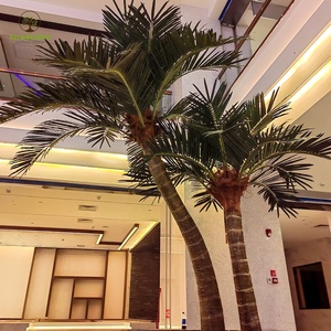 <span class=keywords><strong>Palmera</strong></span> Tropical Artificial Personalizada de 1m-8m, Planta Ornamental de Plástico y Fibra de Vidrio, <span class=keywords><strong>Palmera</strong></span> <span class=keywords><strong>Gigante</strong></span> Artificial para Hotel - Product Image 4