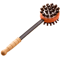 Soulager les douleurs dorsales Soins de santé en bois Bâton de massage du corps Marteau de massage à percussion manuelle