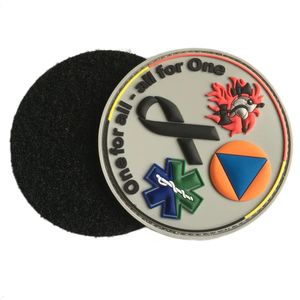 Производитель, рельефная 3D-карта, ПВХ, Резиновый патч с клеем - Product Image 2