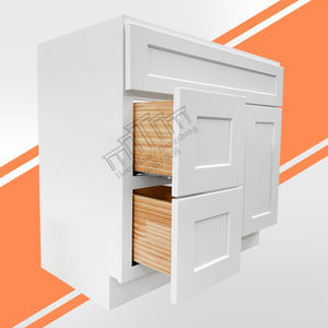 US Apartment Bathroom Makeover 42 "L X 34.5" H X 21 "<span class=keywords><strong>D</strong></span> Meuble-lavabo modulaire en stock Meuble-lavabo facile à assembler - Product Image 2