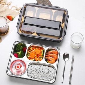 <strong>Small</strong> Set Self-Heating Sealing Square Rice Reusable Recycle Paper School Bag <strong>Lunch</strong> <strong>Box</strong> Microwavable 1-3L Capacity Modern <strong>Box</strong> - Product Image 4