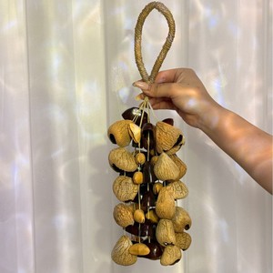 Wholesale Natural Nut Shell Wind <b>Chime</b> <b>Bell</b> for Sound Therapy Sound Healing for Yoga Meditation Relaxation Home Decor - Product Image 3