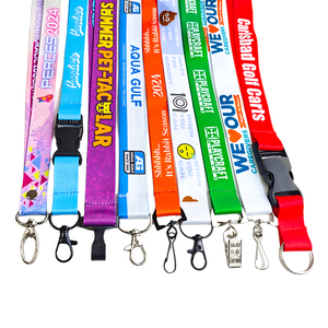 No Minimum Order Manufacturer Cheap Personalized Neck Tool Silk Screen Printing Eco-Friendly Nylon/Polyester Custom Lanyards