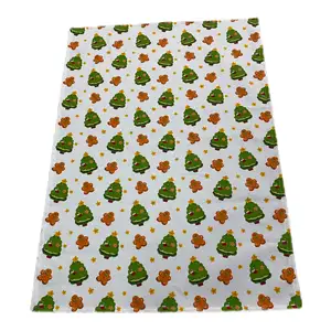 Изготовленные на заказ хлопковые льняные чайные полотенца многоразовые рулонные полотенца для рук набор простых кухонных полотенец для посуды на Рождество