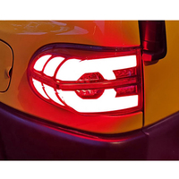 TT-ABC Prêt à expédier Accessoires de voiture à LED Feux arrière pour Toyota FJ Cruiser 2007-2015 Feux arrière fumés transparents