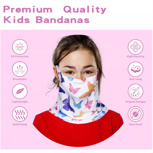Masque facial de protection solaire anti-UV personnalisé cache-cou écharpe à séchage rapide cagoule de moto bandana pour enfant - Product Image 4