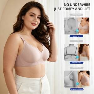 Reggiseno con Spalline Regolabili per Donne, Copertura Totale, Taglie Plus, Comfort con Vestibilità Flessibile e Fascia Larga per Viaggi e Ufficio - Product Image 4