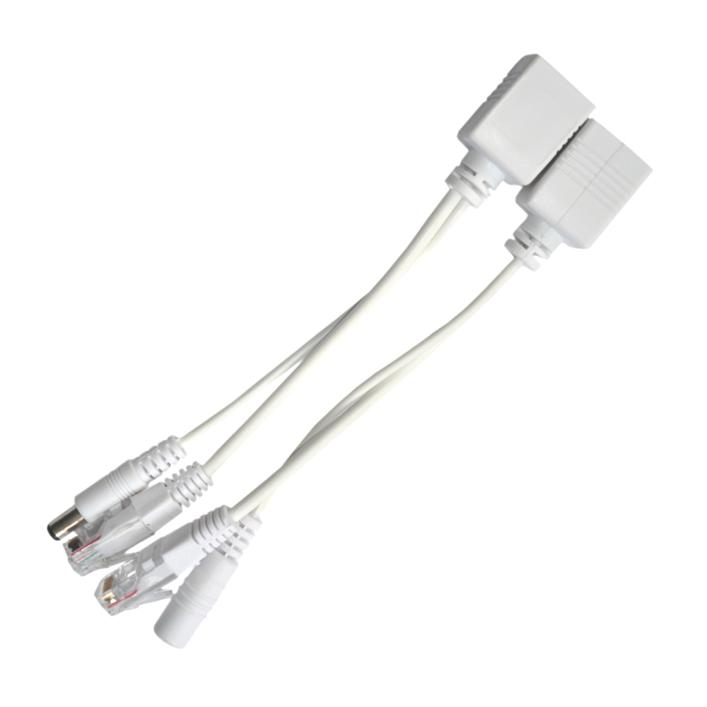 Дешевая белая пара, Пассивный кабель Power Over Ethernet POE для камеры видеонаблюдения