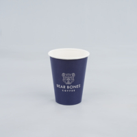 Ligne de production de gobelets en papier kraft jetables à paroi simple pour boissons énergisantes, avec impression UV et sérigraphie, couleurs et logos personnalisés