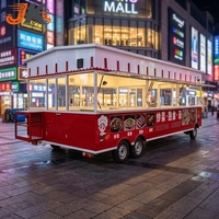 Nouvelle remorque de restauration mobile pour la vente de nourriture rapide en extérieur, café, burgers, frites, glaces, barbecue, camion de nourriture mobile sur roues