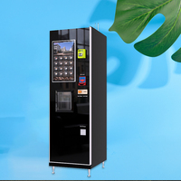 Distributeur automatique de café en dosettes 150 capacités / Avec refroidisseur 1500W, compatible SDK, paiement par carte de crédit/protocole MDB/système Android