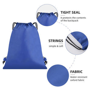 Bolsa de Deporte Premium con Cordón, Personalizable, Unisex, para Fútbol, Gimnasio, Impermeable, Grande - Product Image 5