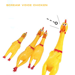 Fabrika doğrudan yeni ve benzersiz aydınlık çığlık tavuk köpek çiğnemek oyuncak plastik sıkıştırarak tavuk - Product Image 3