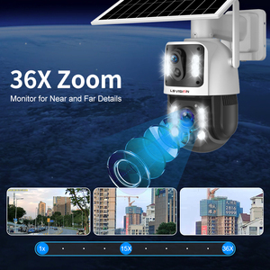 LS tầm nhìn 6MP ai 4G an ninh năng lượng mặt trời máy ảnh với 36x Zoom được xây dựng trong ánh sáng hồng ngoại + Ánh sáng trắng + hình người phát hiện PTZ máy ảnh - Product Image 2