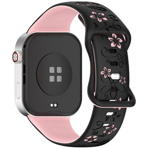 Correa de Silicona Bicolor con Grabado Láser para <span class=keywords><strong>Reloj</strong></span> <span class=keywords><strong>Redmi</strong></span> 6/4/<span class=keywords><strong>5</strong></span>, <span class=keywords><strong>Xiaomi</strong></span> 8/9/10 Pro, Diseño Bauhinia - Product Image 5