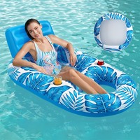Piscine Plage Mer 4-en-1 Piscine Gonflable Flotteurs Quatre Couleurs gonflable maille eau hamac