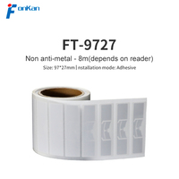 Véhicule passif 128 bits EPC portée 8M longue portée étiquette RFID étiquette RFID Passive pour pare-brise