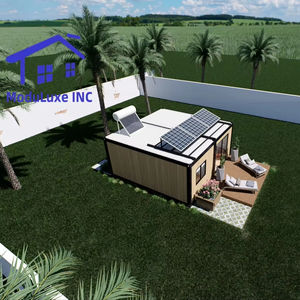 Casa Prefabricada de Lujo, Estructura de Acero Modular, Casa Contenedor, Cabaña de Campo Desmontable, Vivienda Portátil Prefabricada - Product Image 1