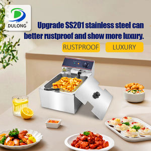 Freidora Eléctrica Comercial de Acero Inoxidable de Alta Calidad con Canasta Grande, Precio Directo - Product Image 2