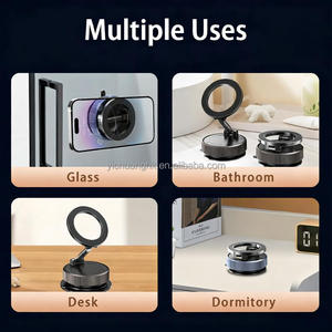 Soporte Magnético Metálico para Teléfono Móvil, Giratorio, con Ventosa, Plegable, para Escritorio - Product Image 2