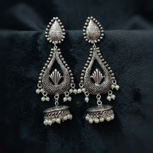 Pendientes colgantes de plata con diamantes y perlas para niñas, ropa informal y de fiesta, regalos geniales - Product Image 2
