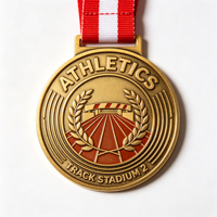 Médaille en alliage de zinc personnalisée, médailles d'honneur personnalisées pour les cérémonies de remise de prix et les célébrations