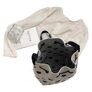 Borsa a tracolla estiva da donna in maglia con lettere, stile casual, in poliestere, con fodera, design giapponese, all'ingrosso - Product Image 4