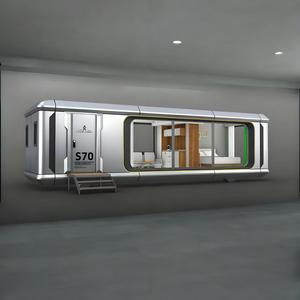 Maison capsule spatiale moderne S70, design extérieur propre, avec fenêtre panoramique en verre pour les projets <span class=keywords><strong>de</strong></span> villégiature et <span class=keywords><strong>de</strong></span> location - Product Image 2