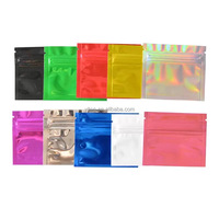 Sacs plats refermables en aluminium transparents et métallisés, résistants à l'humidité, avec logo personnalisé imprimé, pour l'emballage alimentaire (lait, aliments pour animaux de compagnie)