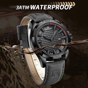 <span class=keywords><strong>Montre</strong></span> Naviforce 8023 pour <span class=keywords><strong>homme</strong></span>, sport et mode, bracelet en cuir de haute qualité, étanche, quartz, <span class=keywords><strong>montre</strong></span>-bracelet, Reloj Masculino - Product Image 6