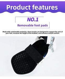 Soporte de Fijación para Caminar OUTING OS-KL056, Ajustable para Rodilla y Tobillo, de Alta Resistencia y Ligero, para Hospitalización de Parapléjicos, para Piernas, Pies y Articulaciones - Product Image 2