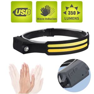 Lampes frontales USB Rechargeable COB Lampes de travail portables Lampes frontales Lampe frontale pour la course à pied Camping <span class=keywords><strong>Ridi</strong></span> - Product Image 6