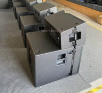 Caisson de basses extérieur de 18 pouces avec amplificateur de puissance, enceintes PA pour utilisation en intérieur/sur scène