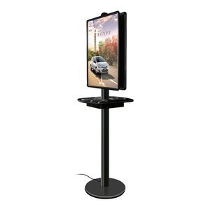 Sân bay tầng thường vụ sạc trạm quảng cáo điện thoại sạc nhanh <span class=keywords><strong>kiosk</strong></span> với khung Áp phích - Product Image 1