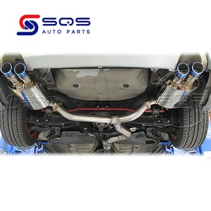 Sistema di Scarico Catback SQS di Alta Qualità con Quattro Terminali Bruniti per <span class=keywords><strong>Subaru</strong></span> Impreza WRX <span class=keywords><strong>STI</strong></span> 2008-2014, Vendita Diretta dalla Fabbrica - Product Image 6