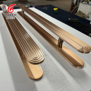 Tay nắm cửa gỗ kính thiết kế hiện đại cao cấp, tay nắm kéo dài sang trọng dành cho khách sạn, phòng tắm, cửa chính, cửa chính của công ty - Product Image 1