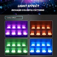 6x18W sans fil LED Par peut alimenté par batterie Uplight RGBWAUV Par lumière DMX DJ Club lumières de scène