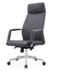 Chaise de bureau en cuir moderne et confortable avec accoudoirs et dossier 37731-2313A 37731-2313A 37731-2313A - Product Image 1