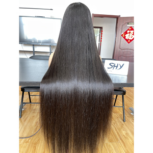 Perruque frontale en dentelle de qualité supérieure HD 13*5, couleur naturelle, cheveux humains en dentelle transparente prépliés pour femmes blanches - Product Image 4