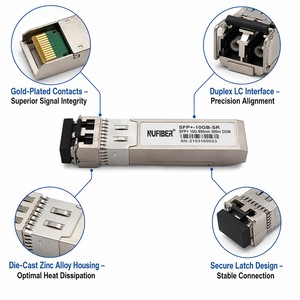 Módulo Transceptor Óptico SFP+ SFP28 QSFP+ QSFP28 de 10G 25G 40G 100G Compatible con Switches Dell HP Juniper Intel Aruba <span class=keywords><strong>Netgear</strong></span> - Product Image 5