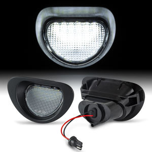 Eclairage de plaque d'immatriculation à LED pour Citroën C1 2005-2013 <span class=keywords><strong>Peugeot</strong></span> <span class=keywords><strong>107</strong></span> 2005-2014, Pack de 2 - Product Image 1