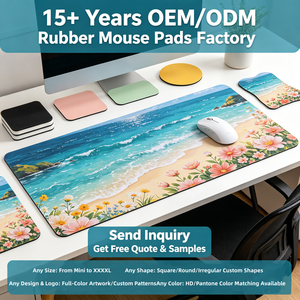 แผ่นรองเมาส์ OEM ผ้าเนื้อนุ่ม พิมพ์ลายขนาดใหญ่ สำหรับงานพิมพ์แบบ Sublimation พร้อมขอบล็อคเพื่อการพิมพ์ที่คมชัด - Product Image 6